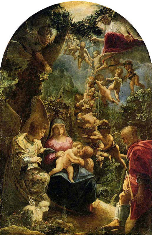 Holy Family with Saint John the Baptist
